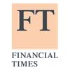 Logo du Financial Times avec "FT" en noir sur un fond beige, accompagné du texte "Financial Times" en dessous en bleu foncé.