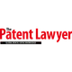 Texte rouge « Patent Lawyer » sur fond noir, avec le slogan blanc « GLOBAL REACH, LOCAL KNOWLEDGE ».