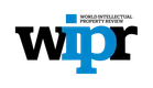 Logo des World Intellectual Property Review mit den schwarzen Buchstaben "wipr" und blauer Gestaltung, darunter der vollständige Name in schwarzer Schrift.