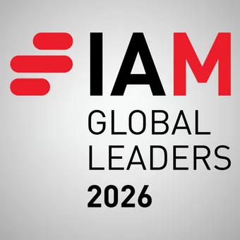 I AM GLOBAL LEADERS 2026 logo with a red three-bar icon on the left and stacked text on a grey gradient background.
