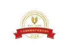 A round emblem with a gold eagle and the text "IP Eagle Talents 2024", surrounded by a gold border and a red ribbon with Chinese characters.