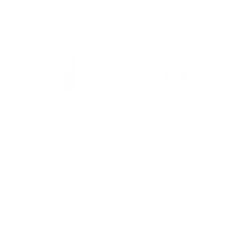 Trophée de championnat stylisé en ligne blanche, symbole de victoire et de succès, avec un fond transparent.